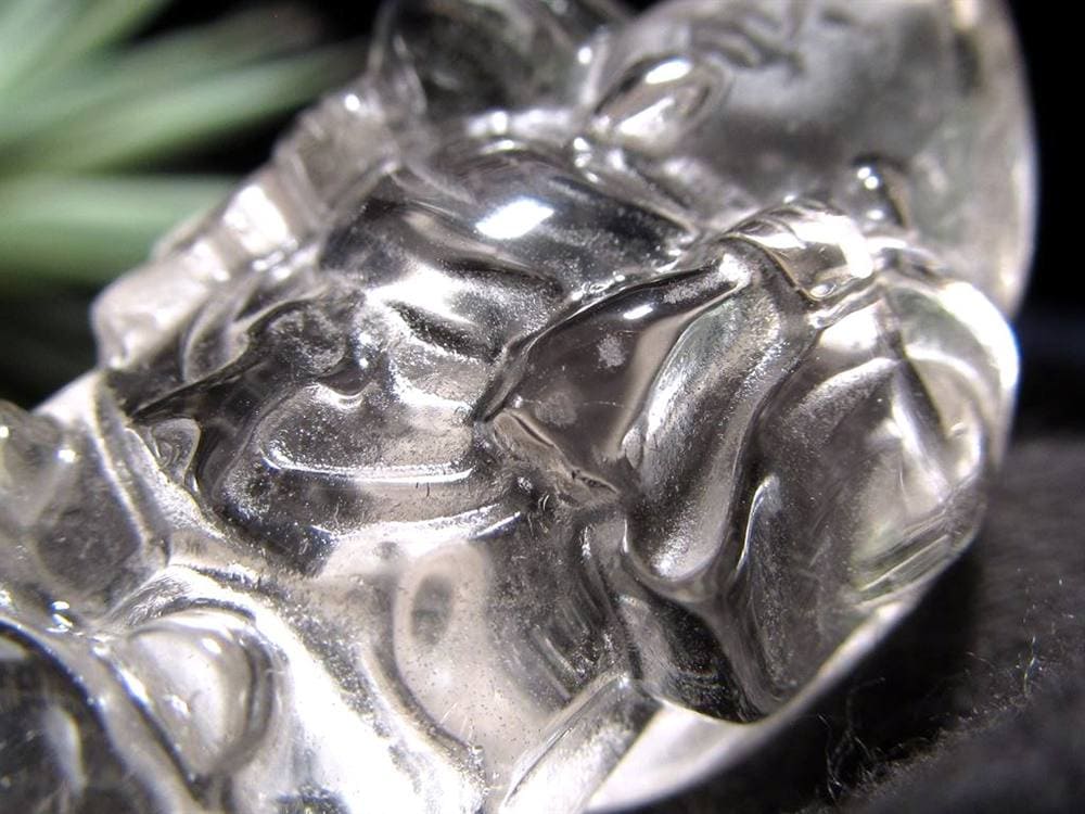 水晶 クォーツ 縁起物 置物 大黒天