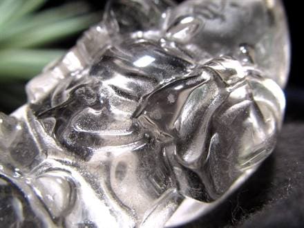 水晶 クォーツ 縁起物 置物 大黒天