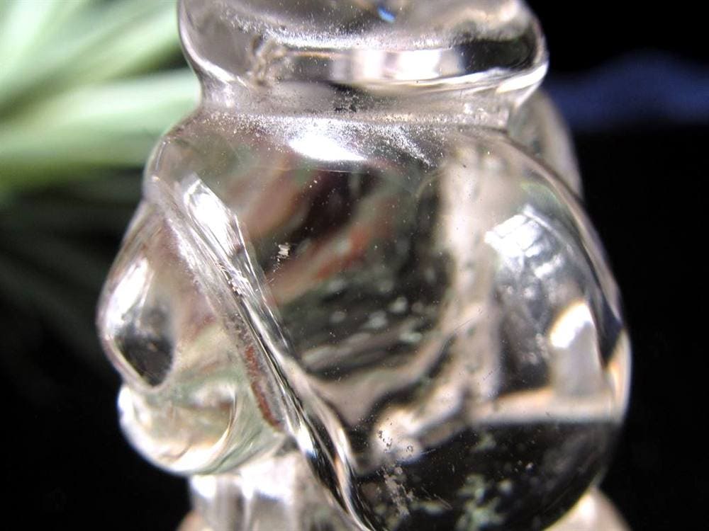 水晶 クォーツ 縁起物 置物 大黒天