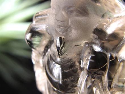 水晶 クォーツ 縁起物 置物 大黒天