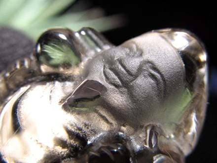 水晶 クォーツ 縁起物 置物 大黒天