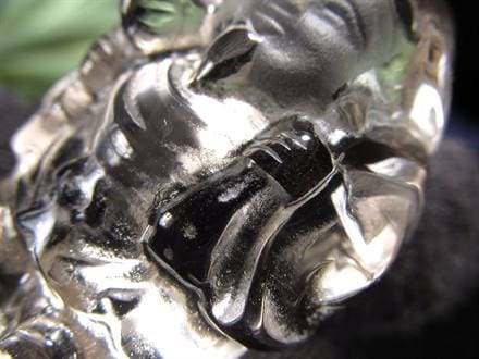 水晶 クォーツ 縁起物 置物 大黒天