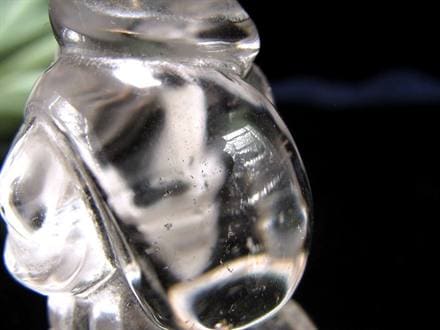 水晶 クォーツ 縁起物 置物 大黒天