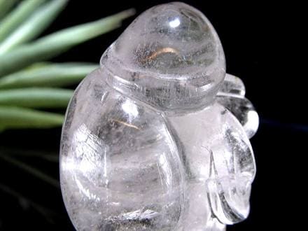 水晶 クォーツ 縁起物 置物 大黒天
