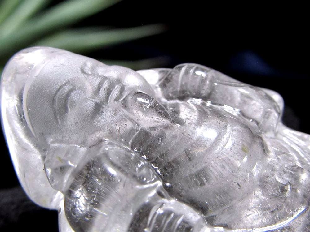 水晶 クォーツ 縁起物 置物 大黒天