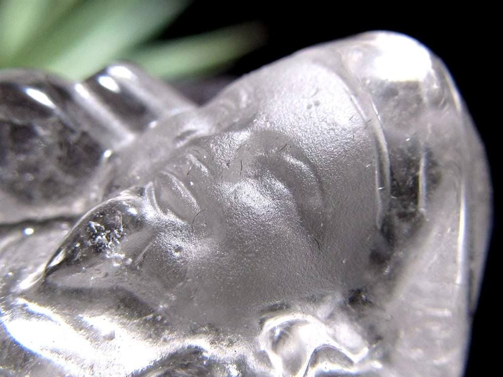 水晶 クォーツ 縁起物 置物 大黒天