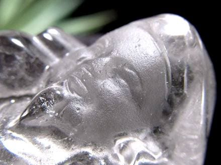 水晶 クォーツ 縁起物 置物 大黒天