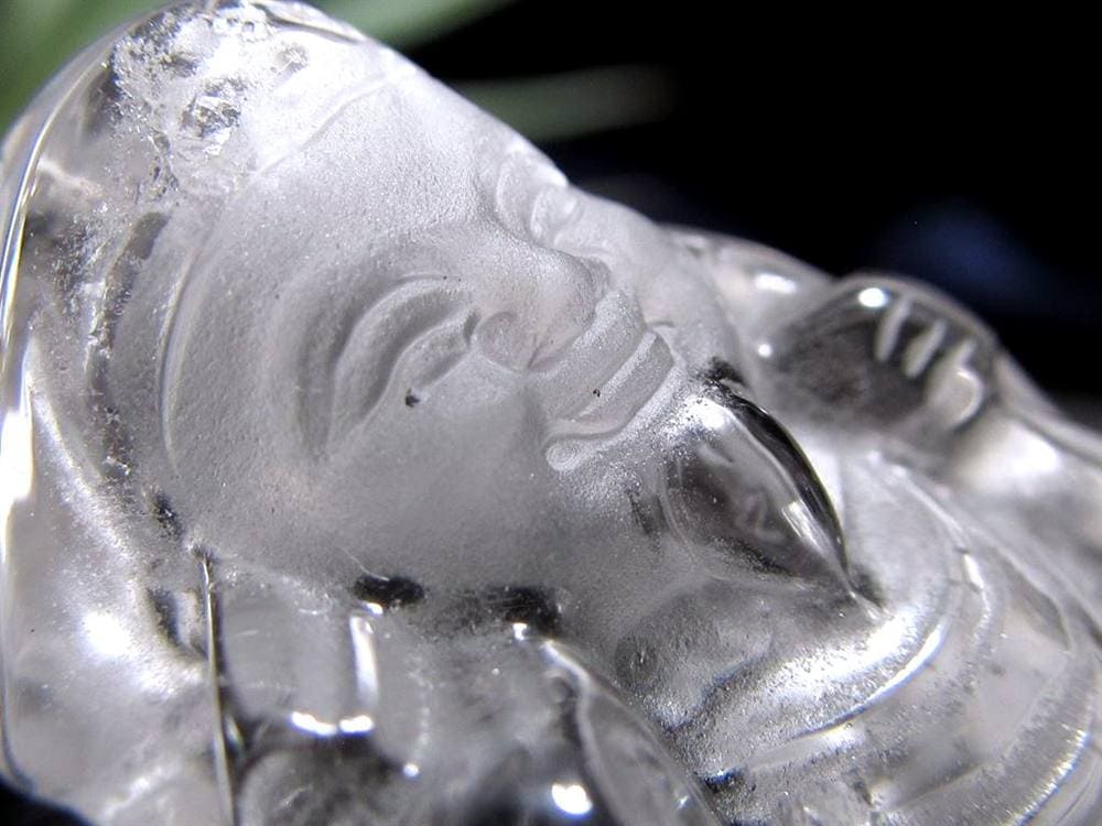 水晶 クォーツ 縁起物 置物 大黒天