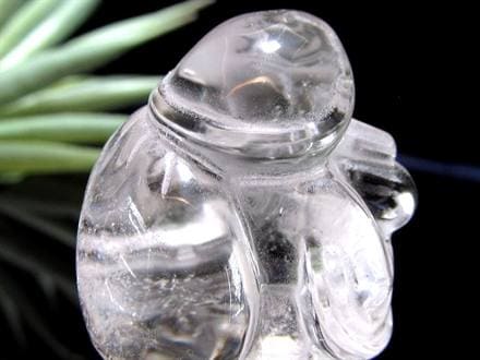 水晶 クォーツ 縁起物 置物 大黒天
