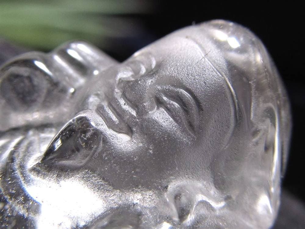 水晶 クォーツ 縁起物 置物 大黒天