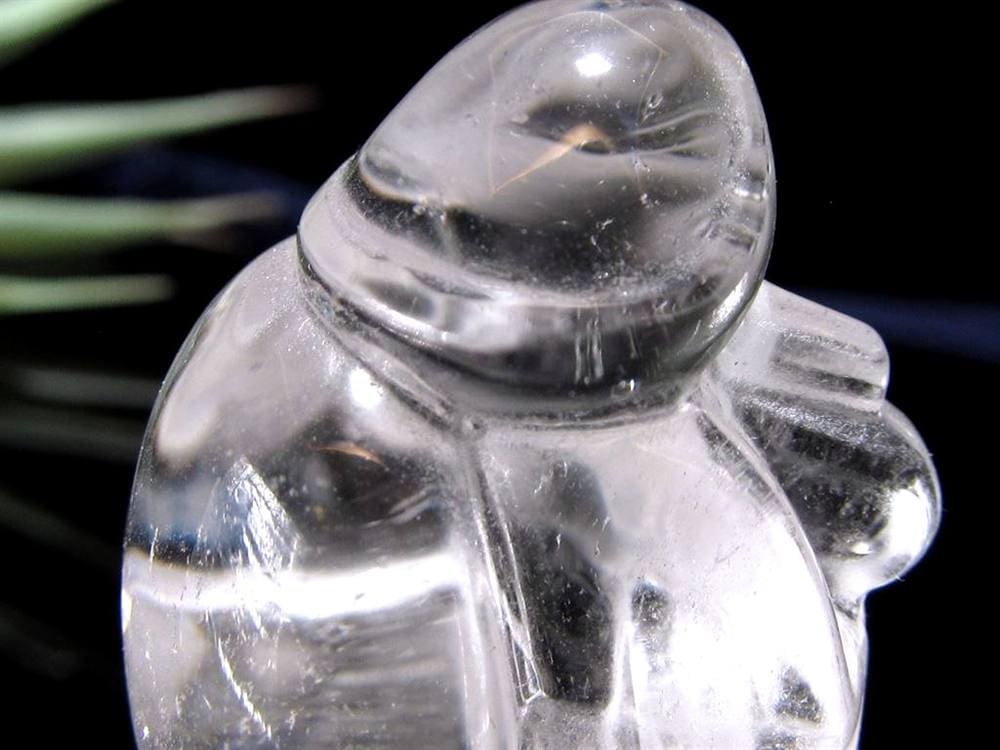 水晶 クォーツ 縁起物 置物 大黒天