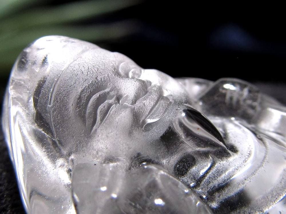 水晶 クォーツ 縁起物 置物 大黒天