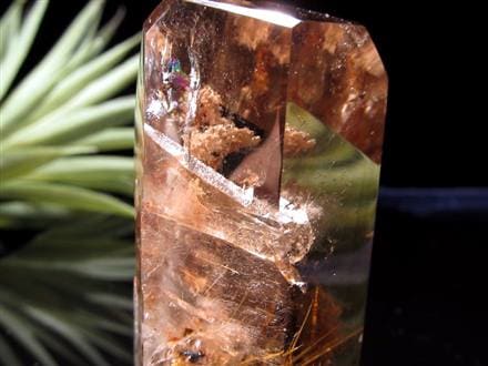 貫入 金針 ガーデン ルチル クォーツ 庭園針 水晶 ポリッシュ 原石