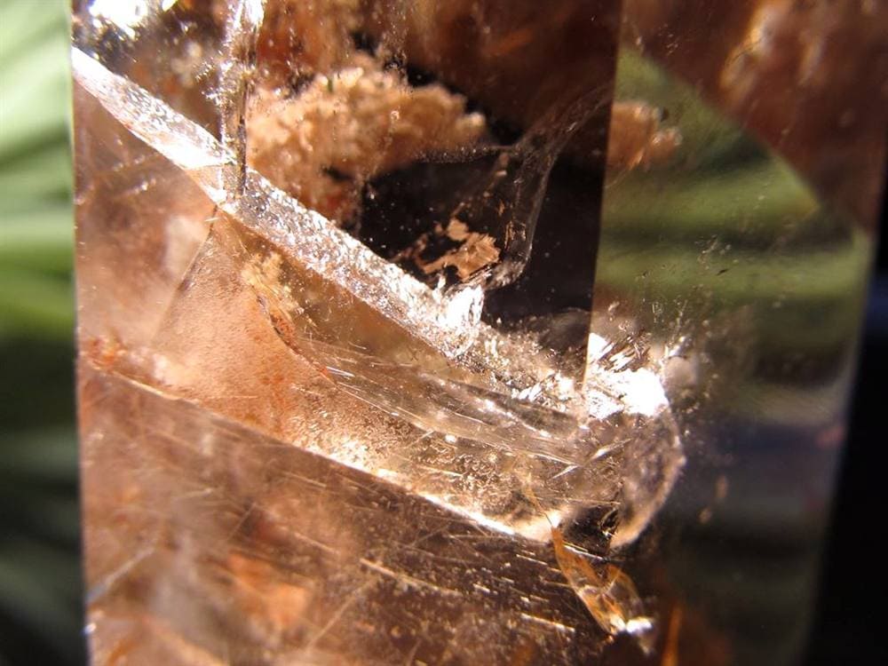 貫入 金針 ガーデン ルチル クォーツ 庭園針 水晶 ポリッシュ 原石