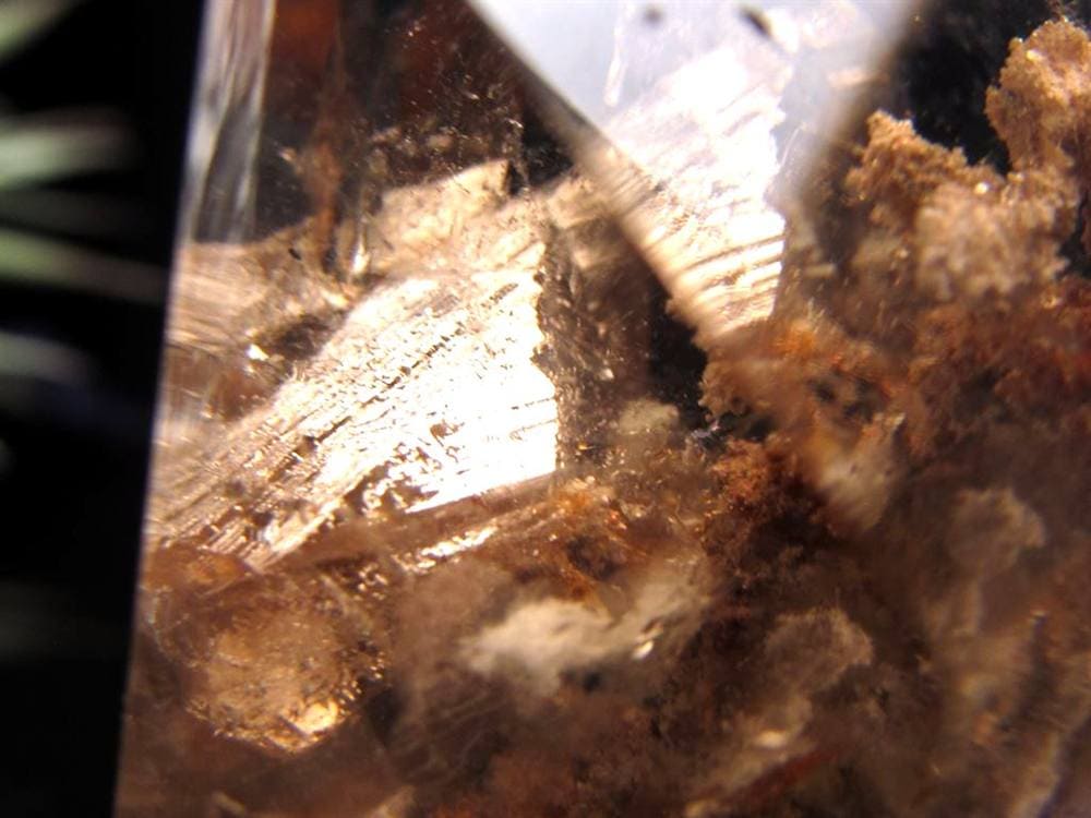 貫入 金針 ガーデン ルチル クォーツ 庭園針 水晶 ポリッシュ 原石