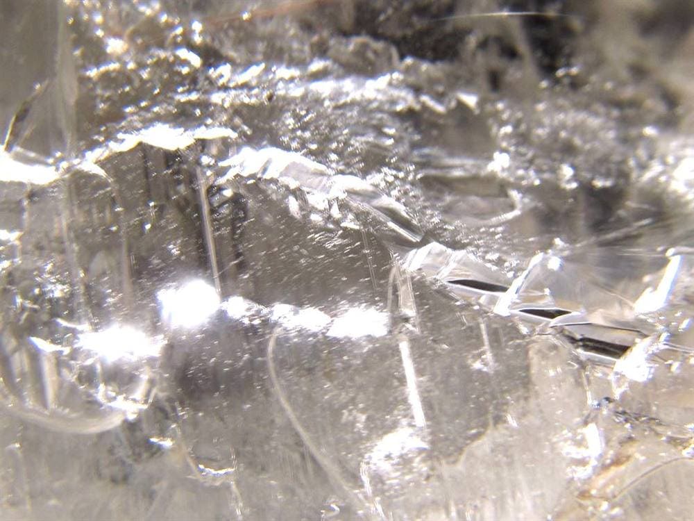 水入り水晶 エレスチャル 原石 置物 エンハイドクォーツ