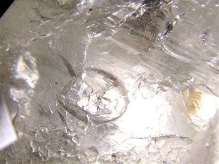 水入り水晶 エレスチャル 原石 置物 エンハイドクォーツ