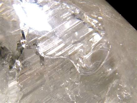 水入り水晶 エレスチャル 原石 置物 エンハイドクォーツ