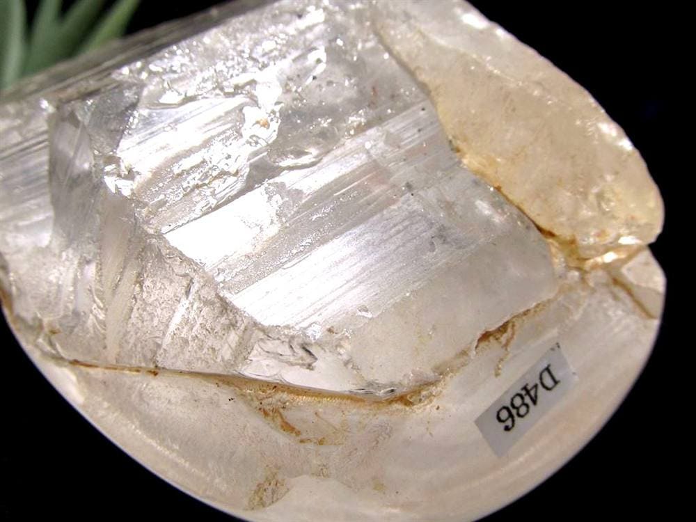 水入り水晶 エレスチャル 原石 置物 エンハイドクォーツ