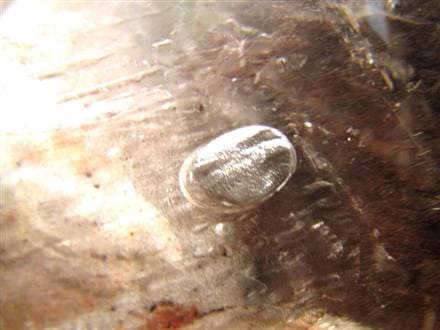 水入り水晶 エレスチャル 原石 置物 エンハイドクォーツ