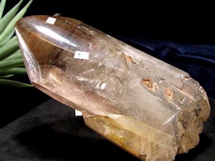 水入り水晶 エレスチャル 原石 置物 エンハイドクォーツ