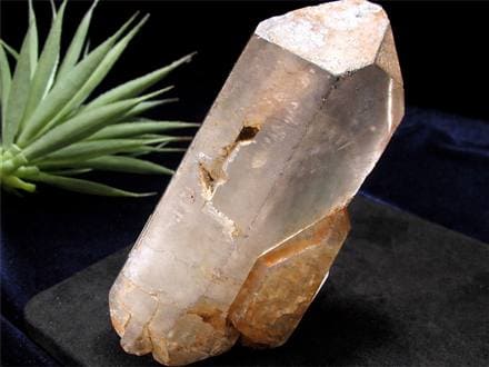 水入り水晶 エレスチャル 原石 置物 エンハイドクォーツ