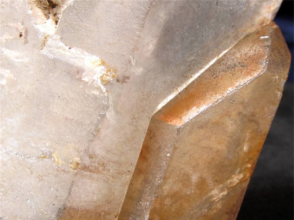 水入り水晶 エレスチャル 原石 置物 エンハイドクォーツ