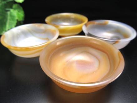 アゲート 瑪瑙 おちょこ 置物 盃