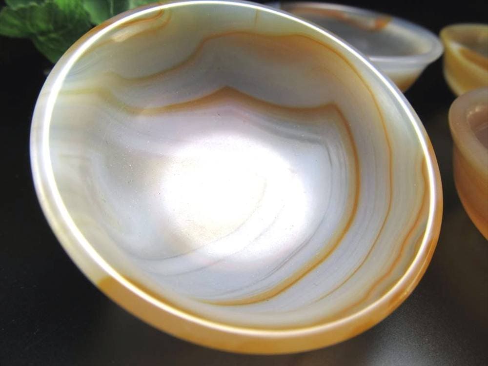 アゲート 瑪瑙 おちょこ 置物 盃