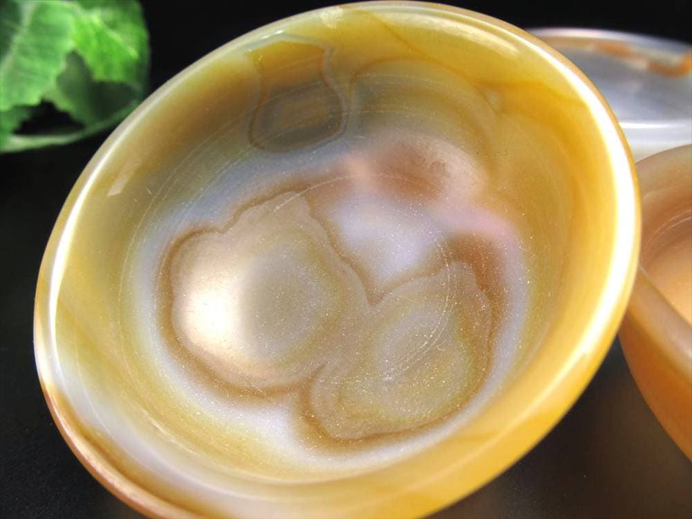 アゲート 瑪瑙 おちょこ 置物 盃