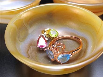 アゲート 瑪瑙 おちょこ 置物 盃