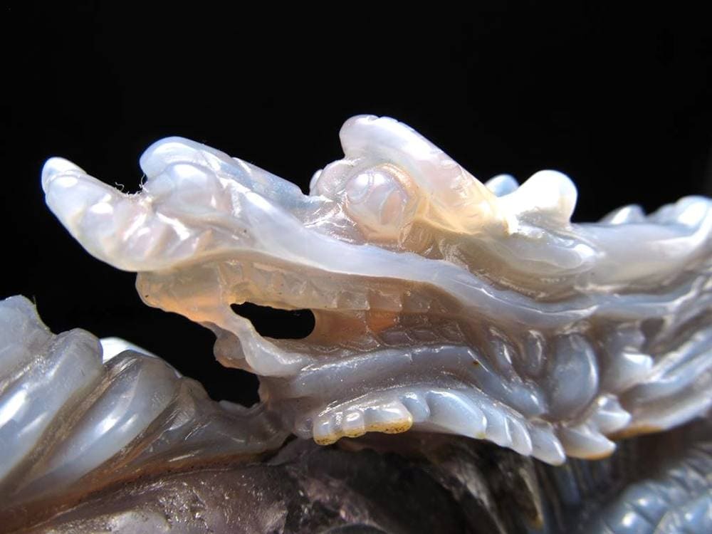 アゲート トレジャーメノウ 瑪瑙 龍穴 双龍 龍神