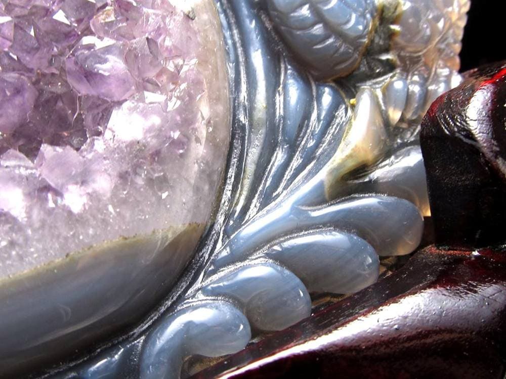 アゲート トレジャーメノウ 瑪瑙 龍穴 双龍 龍神