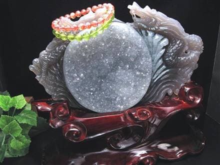 アゲート トレジャーメノウ 瑪瑙 龍穴 双龍 龍神