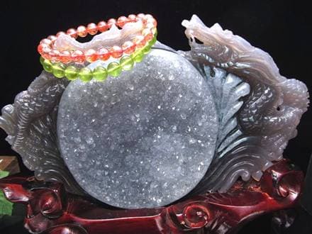 アゲート トレジャーメノウ 瑪瑙 龍穴 双龍 龍神