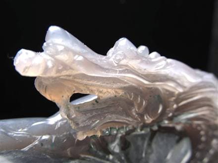 アゲート トレジャーメノウ 瑪瑙 龍穴 双龍 龍神