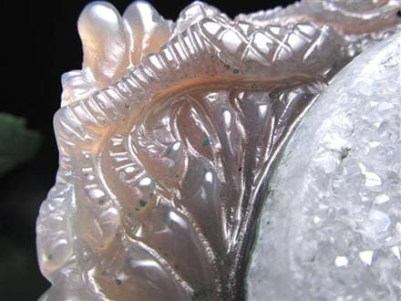 アゲート トレジャーメノウ 瑪瑙 龍穴 双龍 龍神