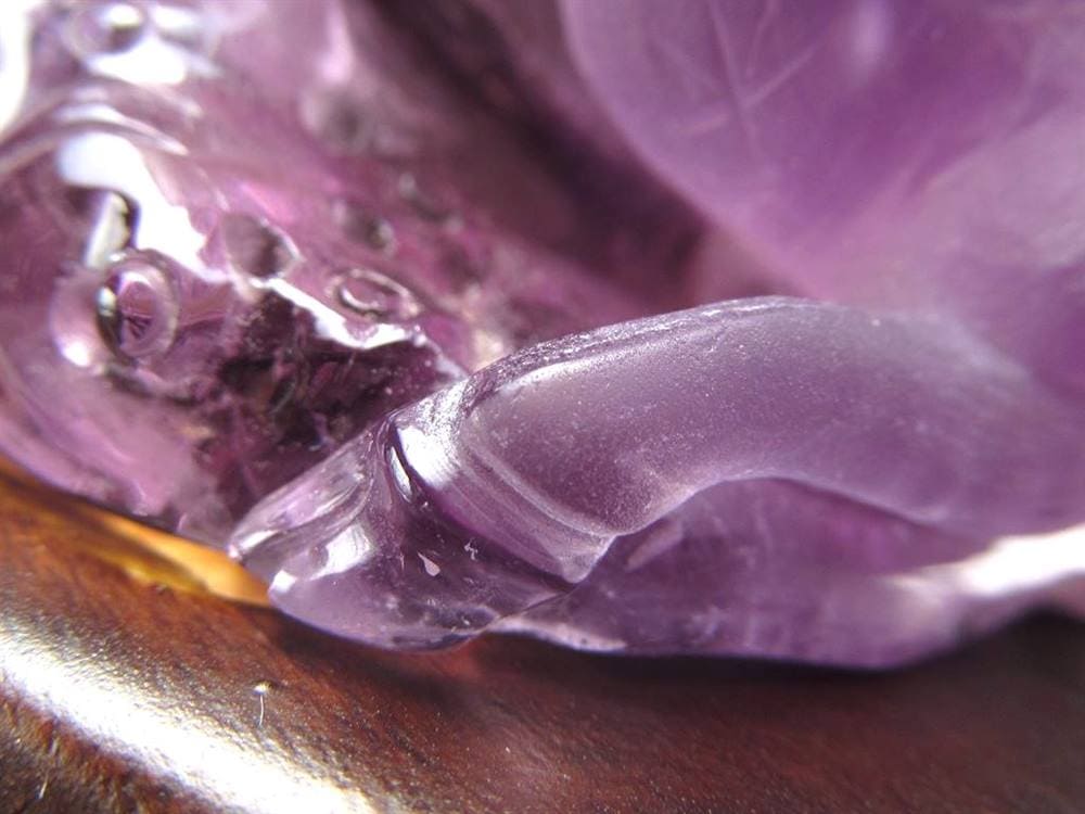 アメジスト 紫水晶 鹿 彫刻 置物