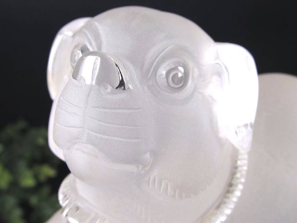 犬 天然水晶 万能の石 浄化 置物