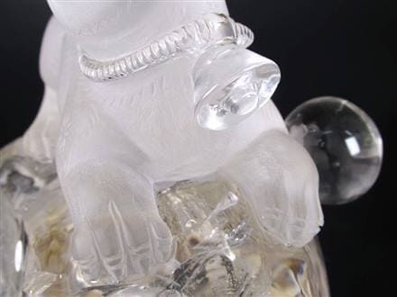 犬 天然水晶 万能の石 浄化 置物