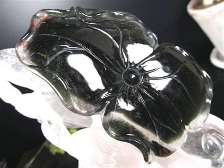 鶴 天然水晶 万能の石 浄化 置物