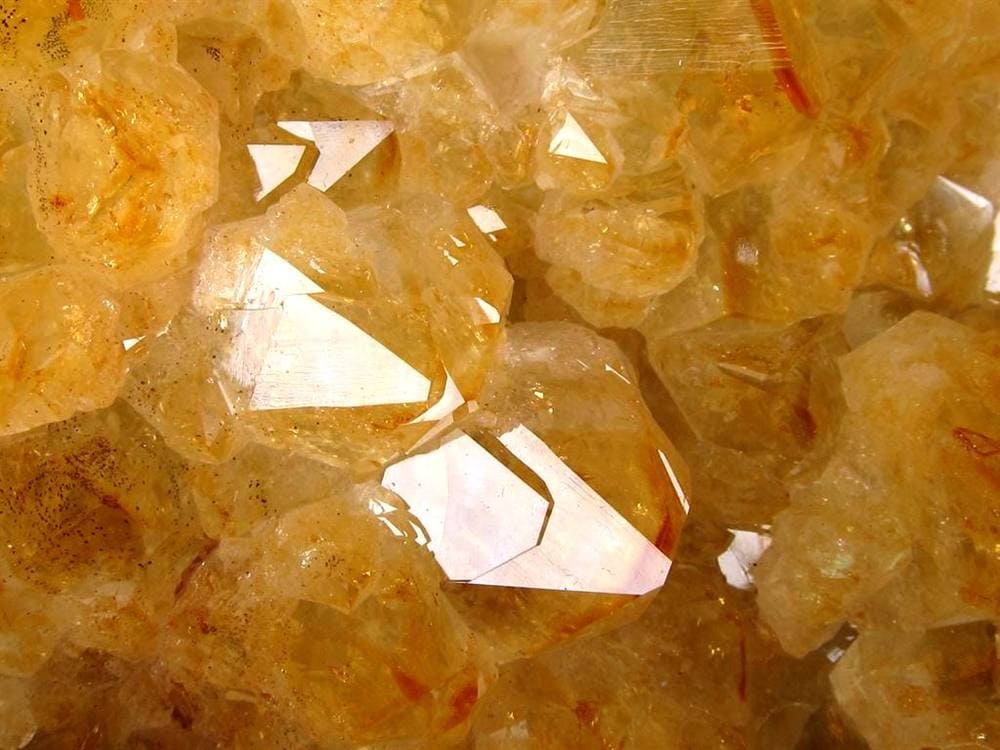 シトリン 黄水晶 クラスター 原石 11月の誕生石