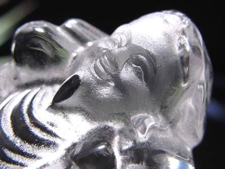 水晶 クォーツ 縁起物 置物 大黒天