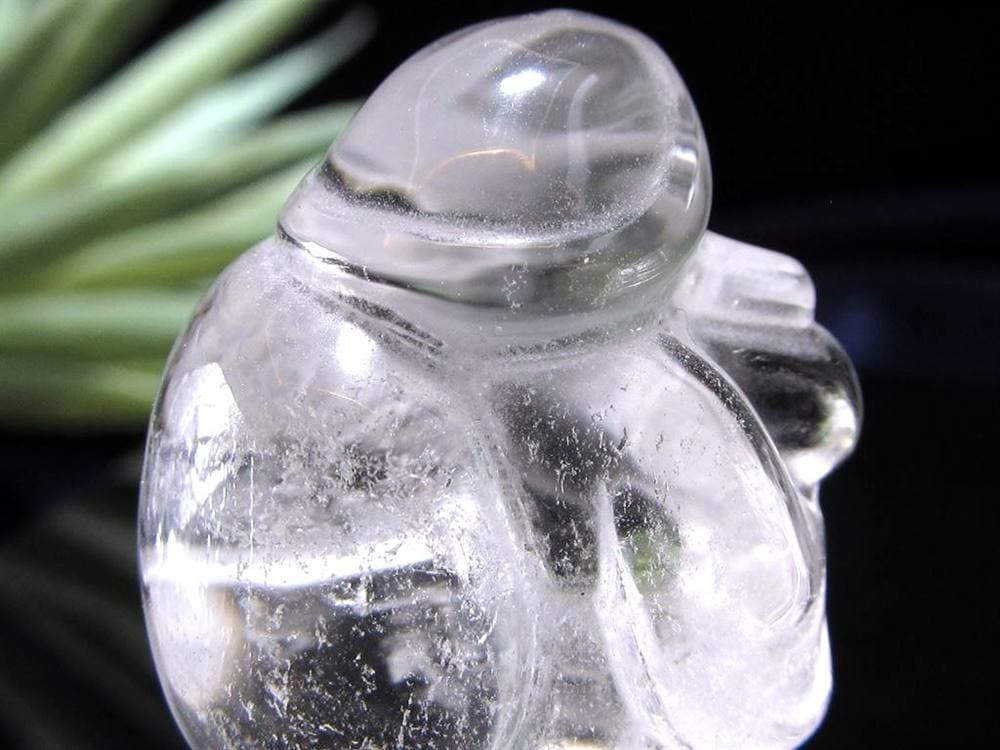 水晶 クォーツ 縁起物 置物 大黒天