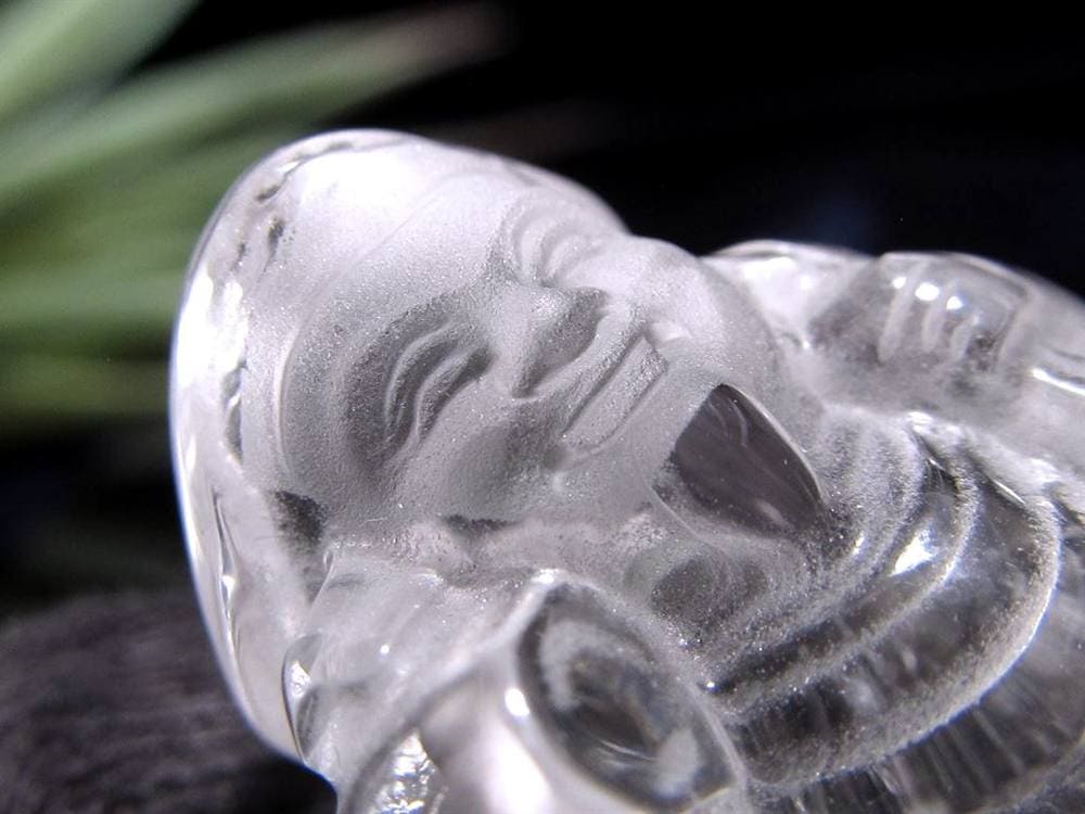 水晶 クォーツ 縁起物 置物 大黒天