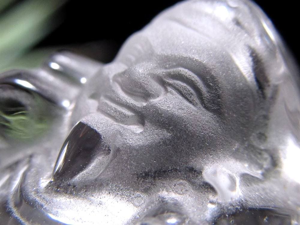 水晶 クォーツ 縁起物 置物 大黒天