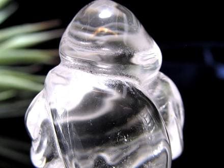 水晶 クォーツ 縁起物 置物 大黒天