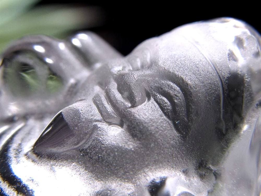 水晶 クォーツ 縁起物 置物 大黒天