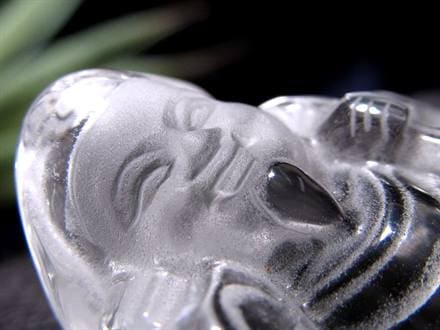 水晶 クォーツ 縁起物 置物 大黒天