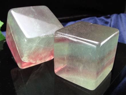 フローライト 蛍石 キューブ 置物